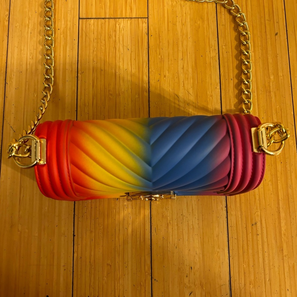 Lightly used Most Wanted rainbow purse - Picture 7 of 16
